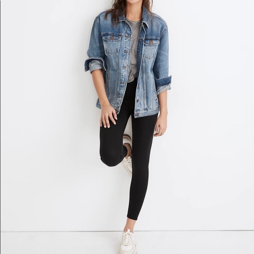 Madewell MWL High Rise Black Leggings NWT Large
